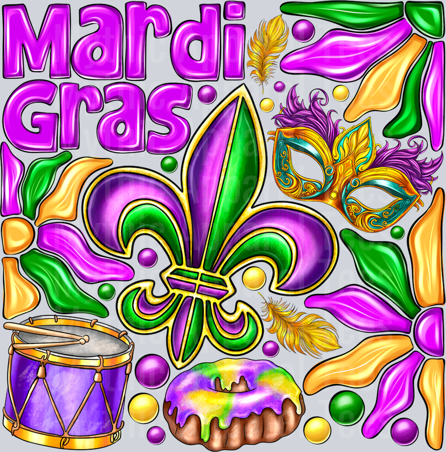 Mardi Gras Floral