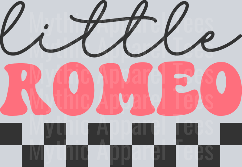 Little Romeo 2 RETRO WAVE DTF Valentines Day Transfers