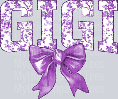Lavender Toile Gigi