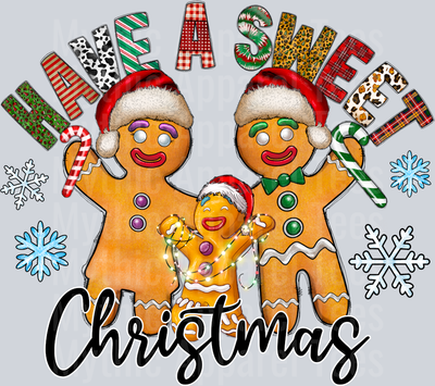 Have a Sweet Christmas Gingerbread Man