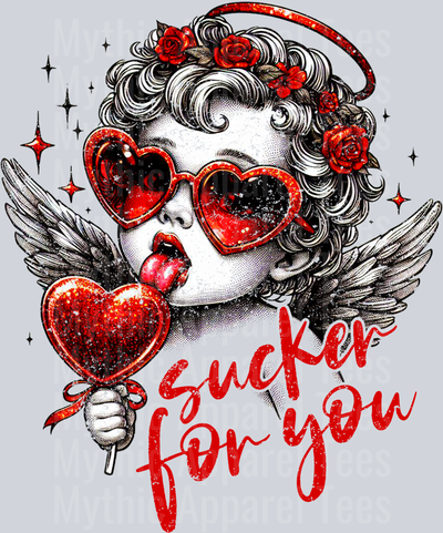 Sucker For You Cupid Style Combo Valentines Day Design