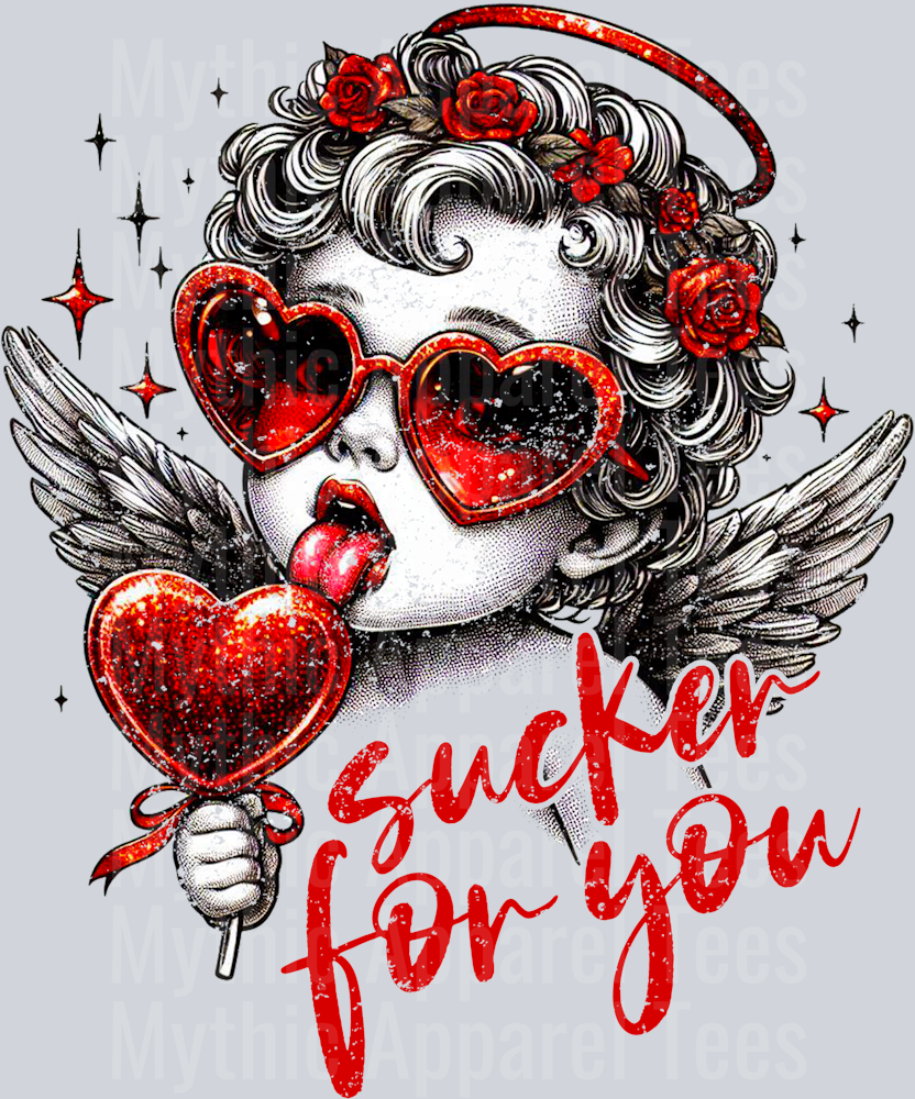 Sucker For You Cupid Style Combo Valentines Day Design