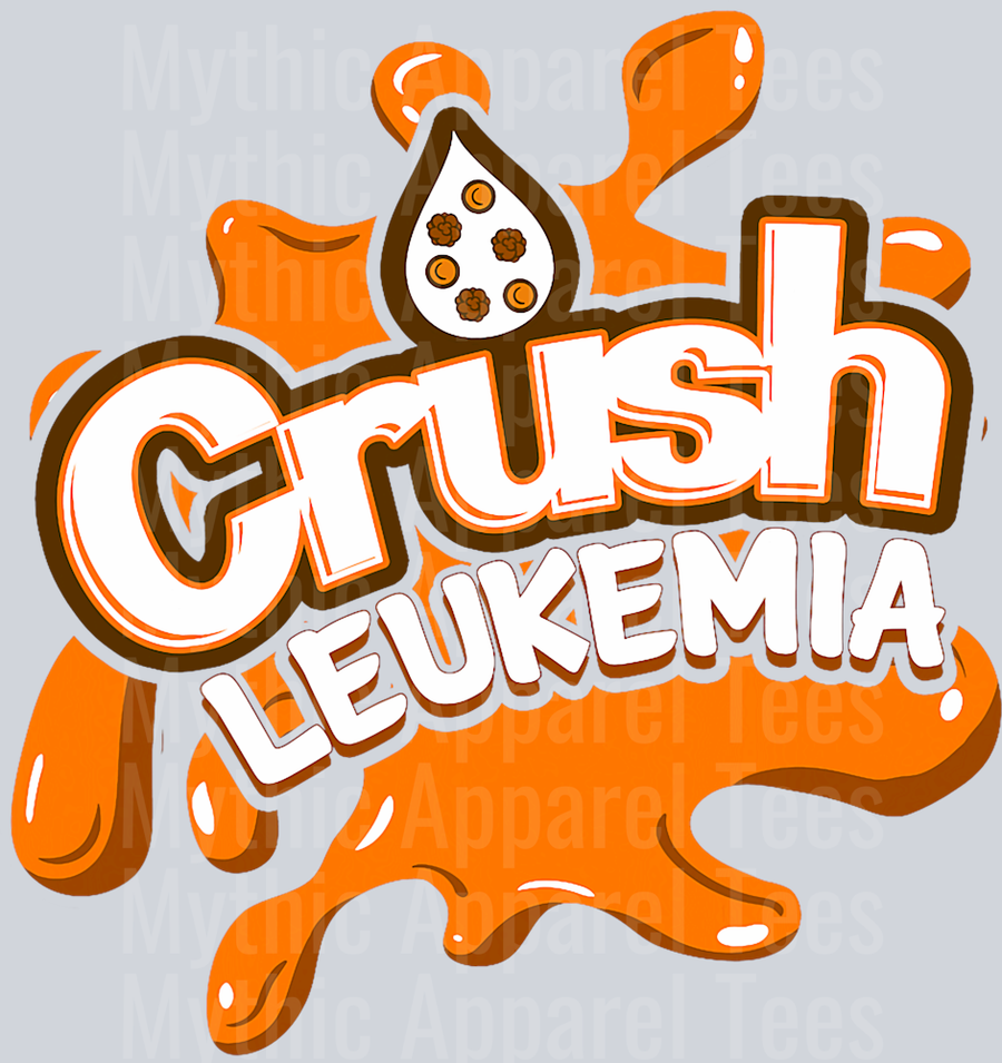 Crush Leukemia Awareness Cure Blood Cancer Fighter Gift Idea T-Shirt