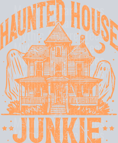 Haunted House Junkie DTF Halloween Transfers