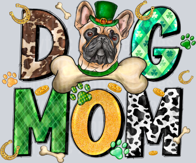 Dog Mom Pug St Patrick's Day
