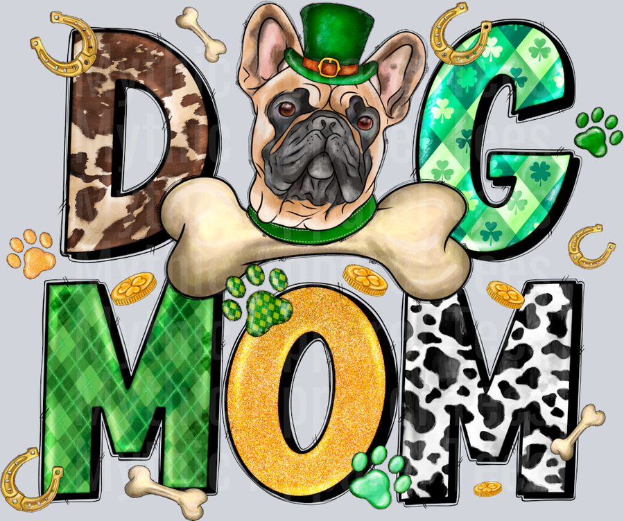 Dog Mom Pug St Patrick's Day