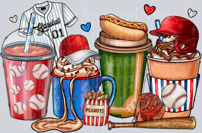 Baseball Drinks Drinking Ball Field