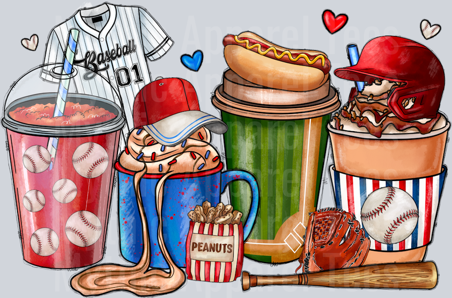 Baseball Drinks Drinking Ball Field