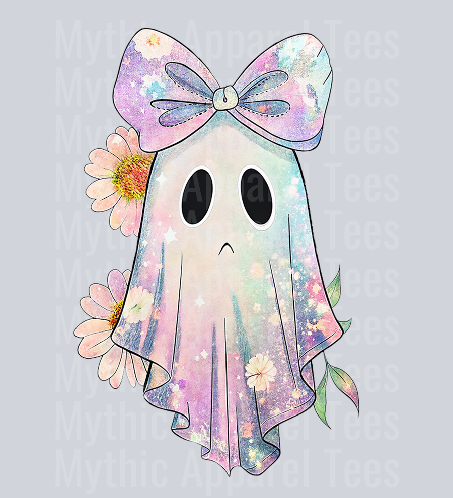 Iridescent Ghost Pumpkin PNG, Coquette Halloween png_processed