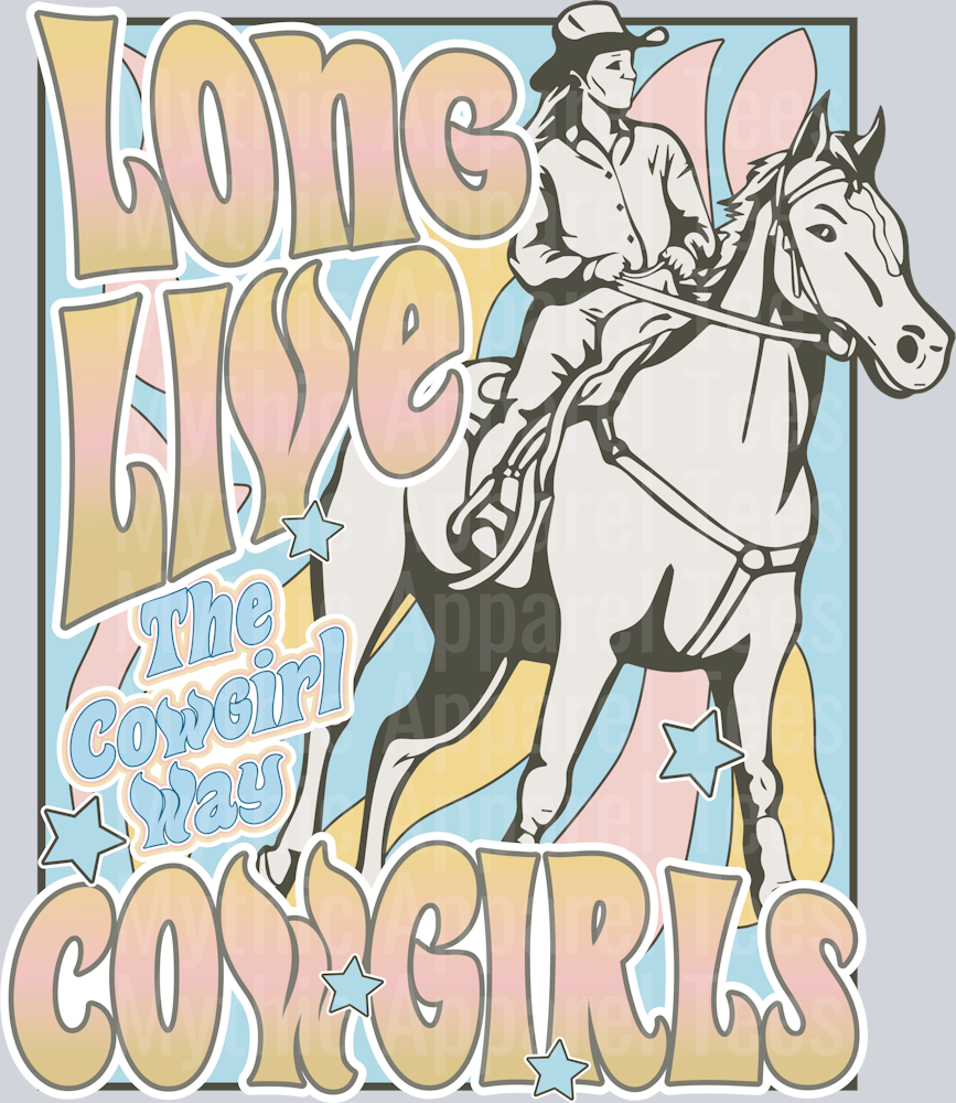 Long Live Cowgirls Horse Western