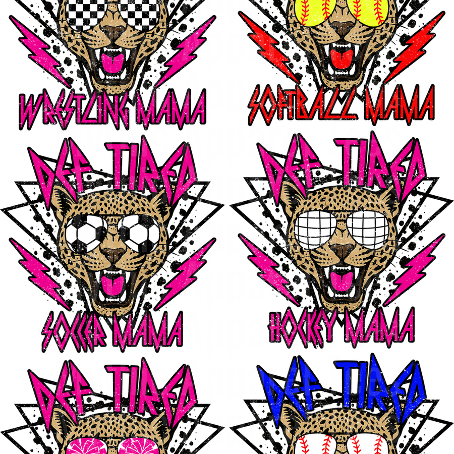 DEF VARIETY GANG SHEET 10 FULL SIZE IMAGES