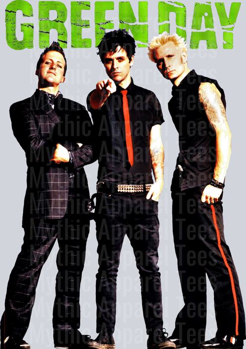 Green Day DTF Pop Culture Transfers