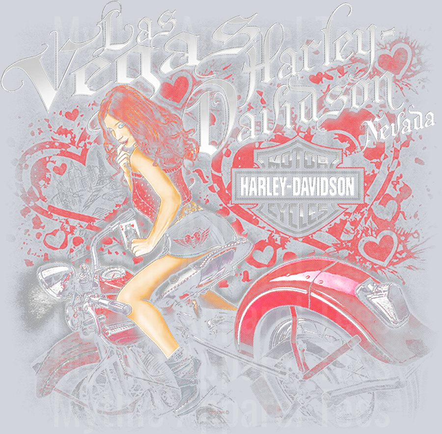 Harley 14 Halftone (for Black Shirts)