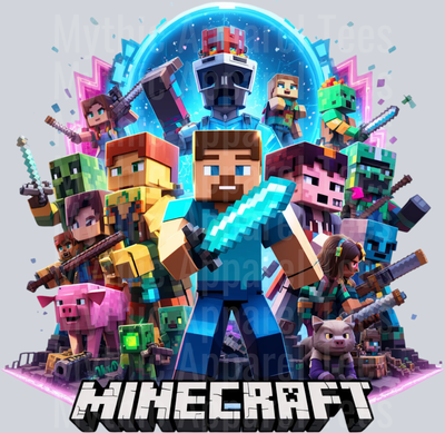 Steve and end game Minecraft Gaming Pop Culture Video Games