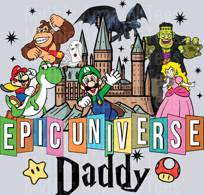 epic universe daddy DTF Epic Park Transfers