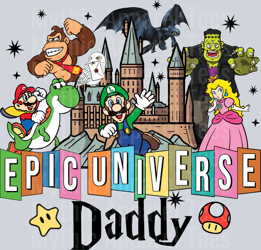 epic universe daddy DTF Epic Park Transfers