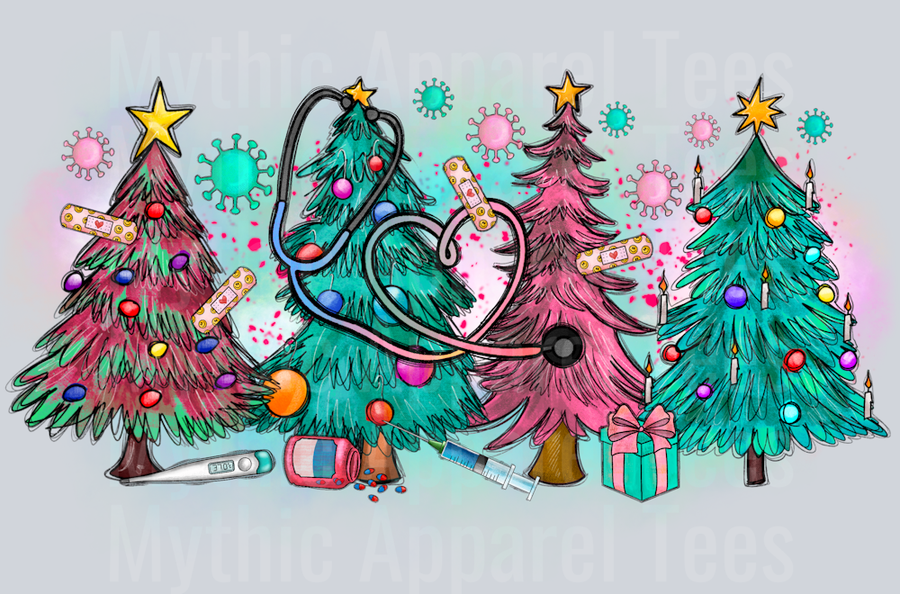 NurseChristmasTree Tennis