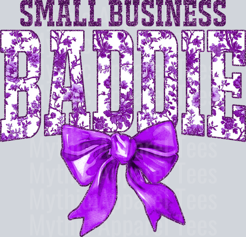 Purple Small Business Baddie