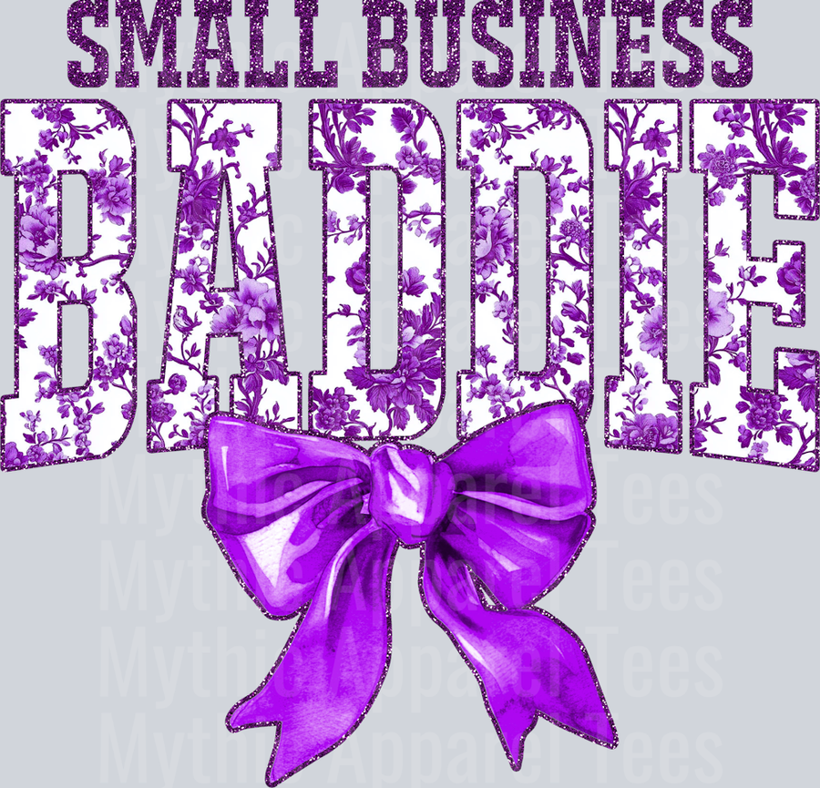 Purple Small Business Baddie