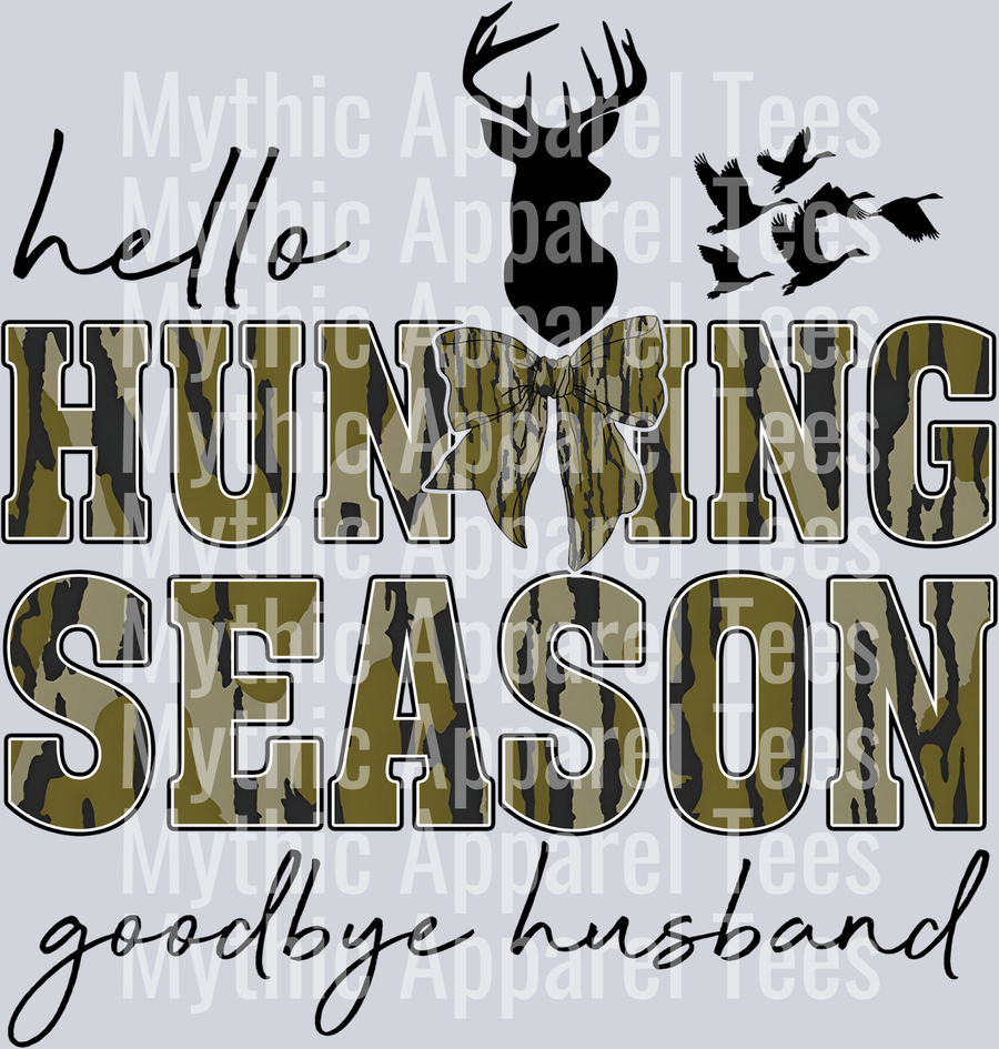 Wife Hunter Hunting Season Goodbye Husband