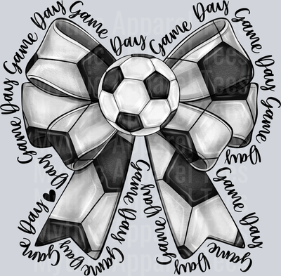 Game Day Soccer Bow