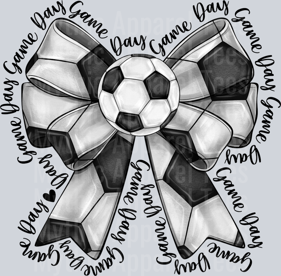 Game Day Soccer Bow
