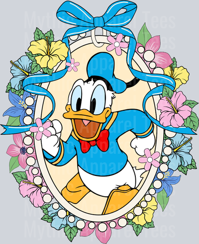 Donald Duck Mickey Mouse Mirror Bracelet frame DTF Disney Transfers