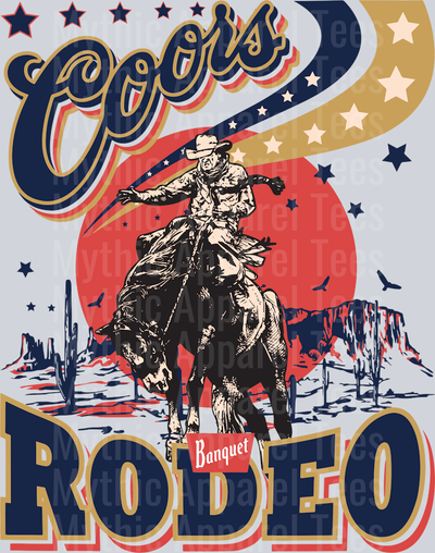 Coors Rodeo Drinking Western
