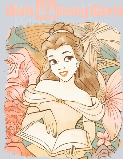 Walt Disney World Belle Beauty and the beast DTF Disney Transfers