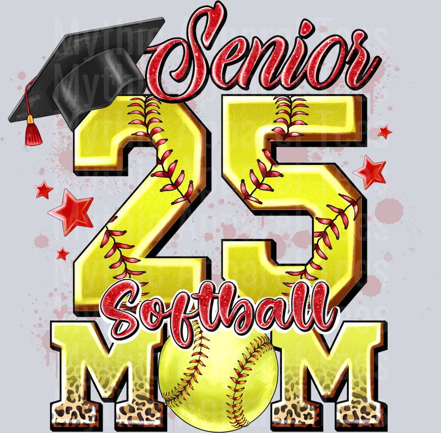Senior 2025 Softball Mom