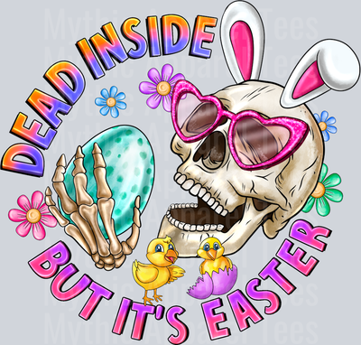 Dead Inside But Its Easter Skull
