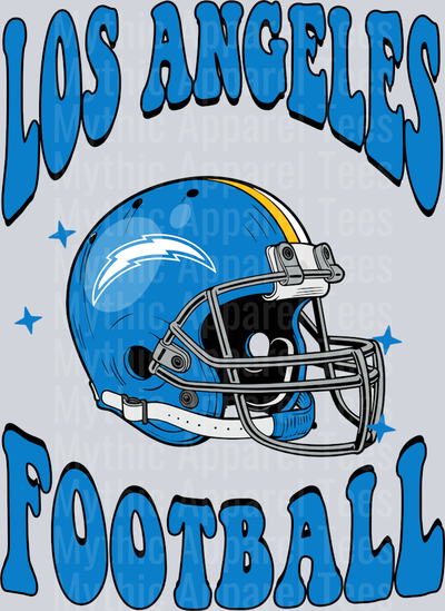 AZ1316 NFL FOOTBALL Los Angeles Chargers football custom