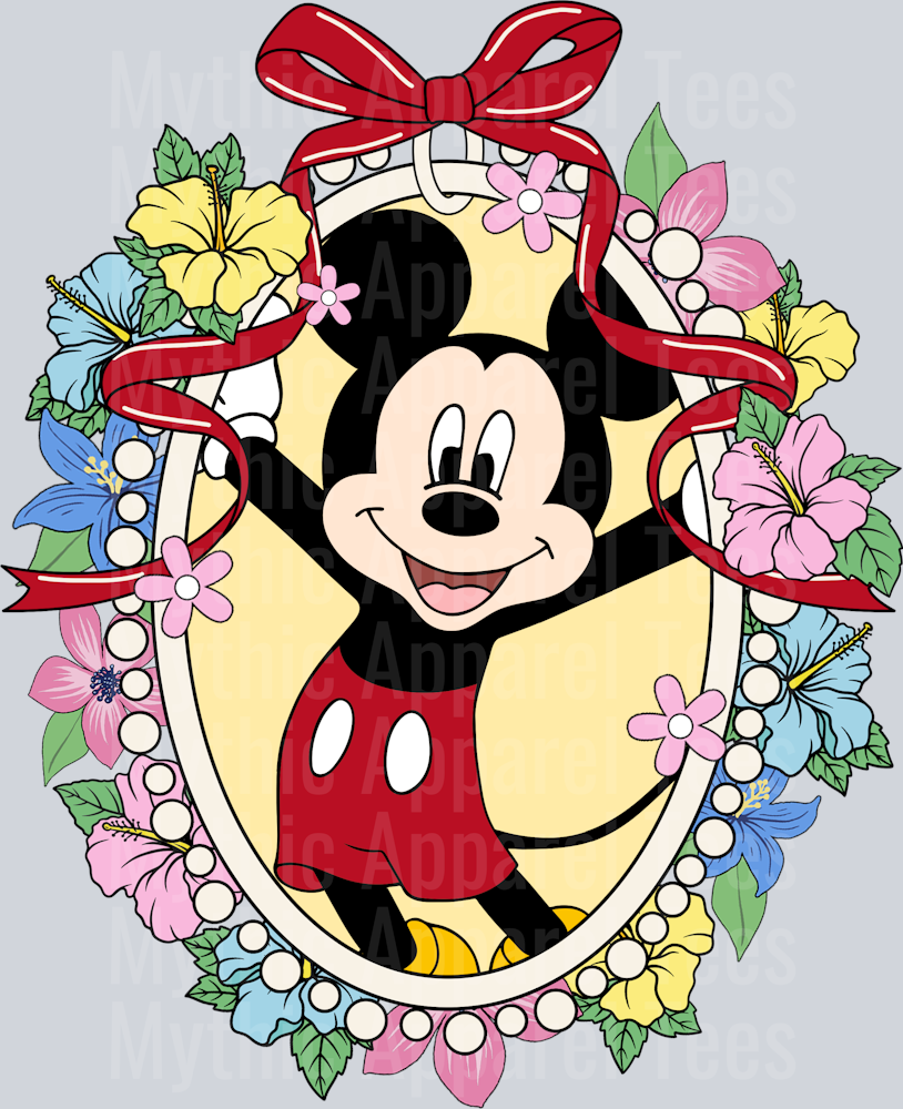 Mickey Mickey Mouse Mirror Bracelet frame DTF Disney Transfers