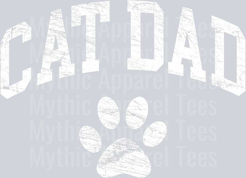 Cat Dad 2 DTF Dad Transfers