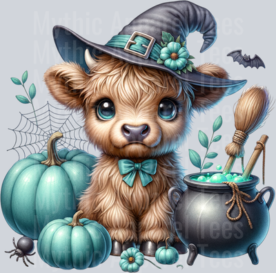 Spooky Highland Cow