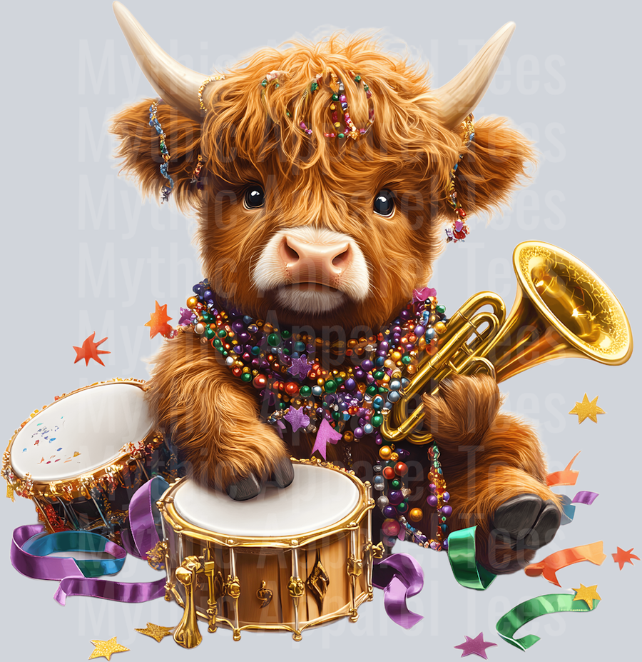 AZ814 Mardi Gras Highland Cow (19)