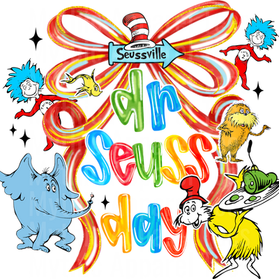 Dr Suess DTF Transfer