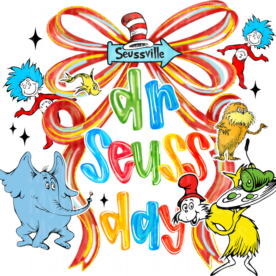 Dr Suess DTF Transfer