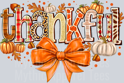 Thankful Coquette Thanksgiving Fall Season