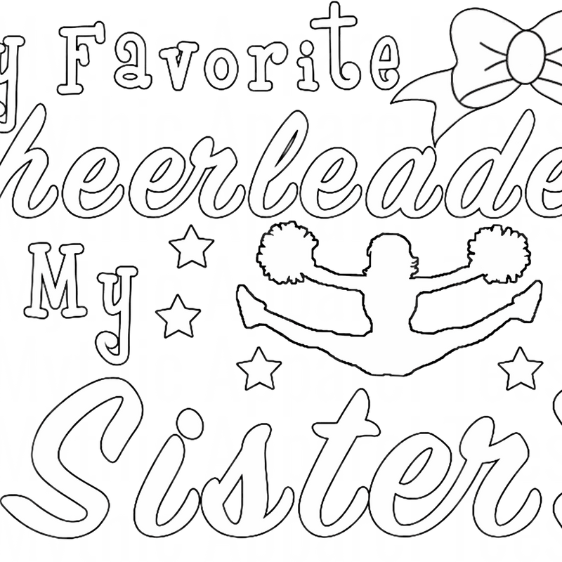 Cheerleader DTF Transfer