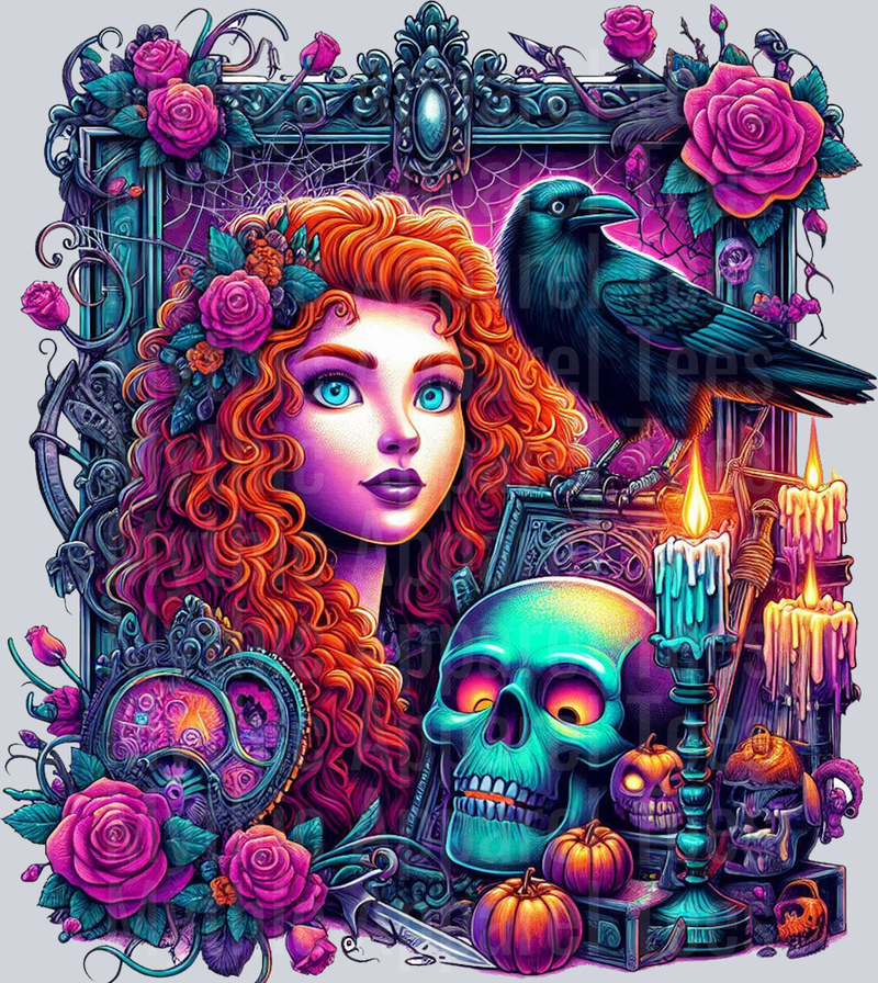Merida2 Disney Princess Tarot Card