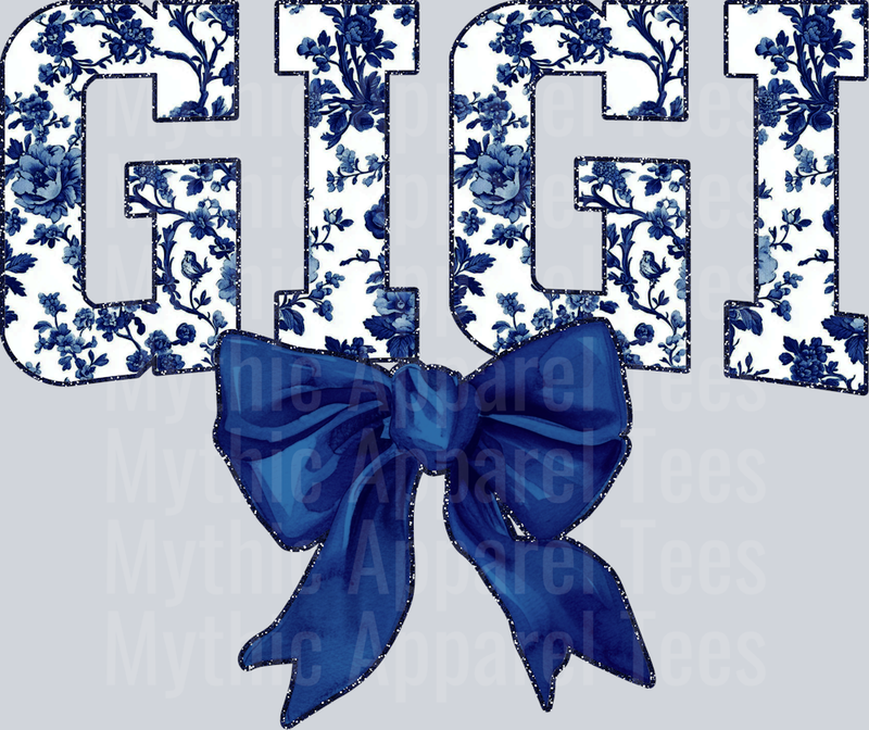 Navy Toile Gigi
