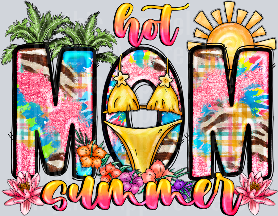 Hot Mom Summer DTF Summer Transfers