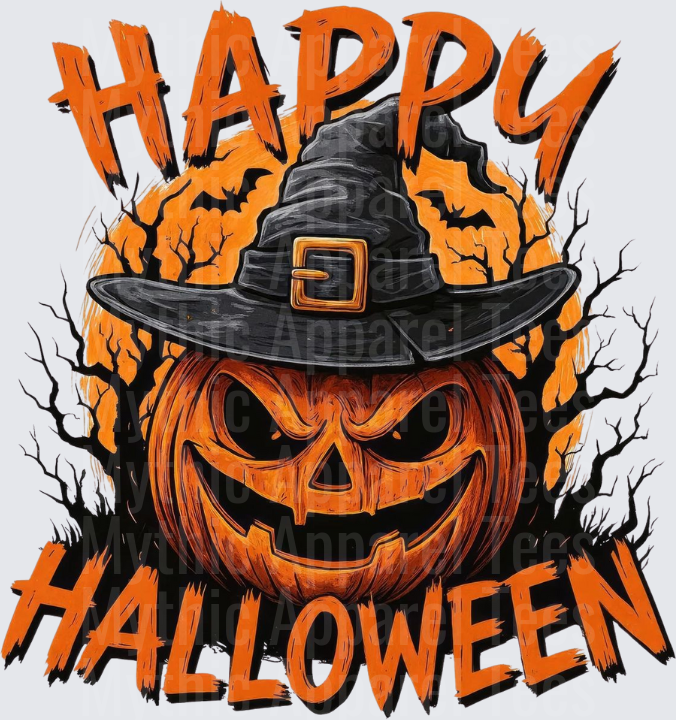 Halloween Gothic Witches Happy Halloween Evil Jack-O-Lantern Witch Hat