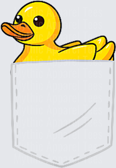 Jeep Ducks Rubber Duck Peeking Out of a Chest Pocket