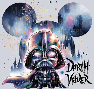 Darth Vader Disney DTF Star Wars Transfers