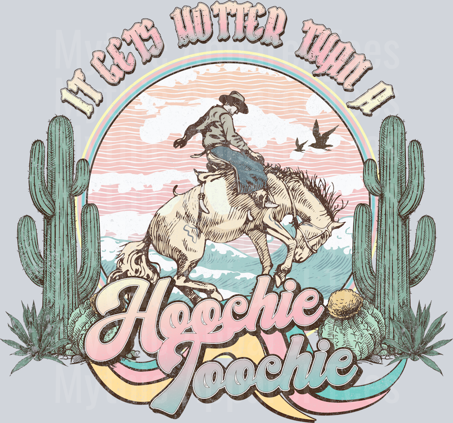 It gets hotter than a hoochie Toochie Country Music Western