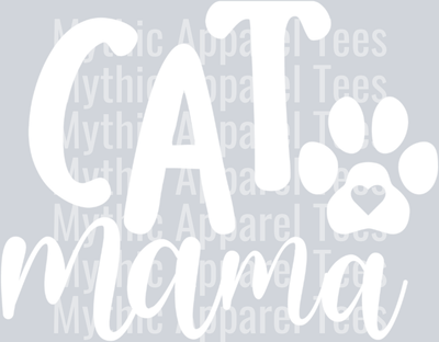 Cat Mama – DTF Heat Transfer – Funny Cat Design