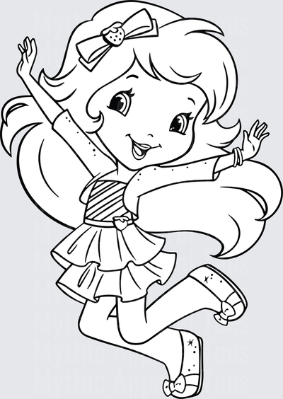Strawberry Shortcake Orange Blossom Dancing Joyfully
