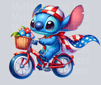 Stitch 4th Of July Patriotic 13 DTF Stitch 4th Of July Transfers